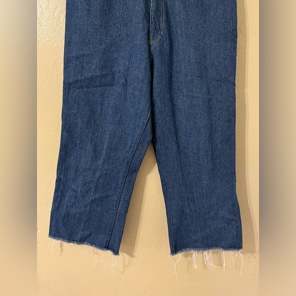 Lykke Wullf Women's Blue High Rise Pockets Straight Denim Cowgirl Jeans - Picture 4 of 5